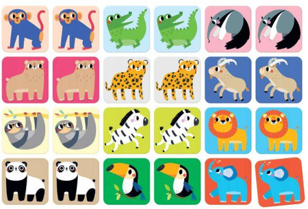 CzuCzu Duuuże Memory - Dzikie Zwierzęta