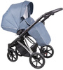Coletto Craft Wózek Głęboko-Spacerowy 2w1 C-08 Czarno-Srebrna Rama 
