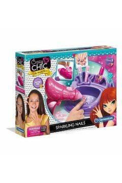 Clementoni Kreatywny Zestaw Crazy Chic Błyszczące Paznokcie
