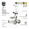 [OUTLET] Scootandride Highwaykick 1 Jeździk i Hulajnoga 2w1 1-5 lat  Ash