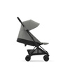 Cybex Coya Wózek Spacerowy Rama Matt Black Mirage Grey + Cybex Coya Moskitiera Black