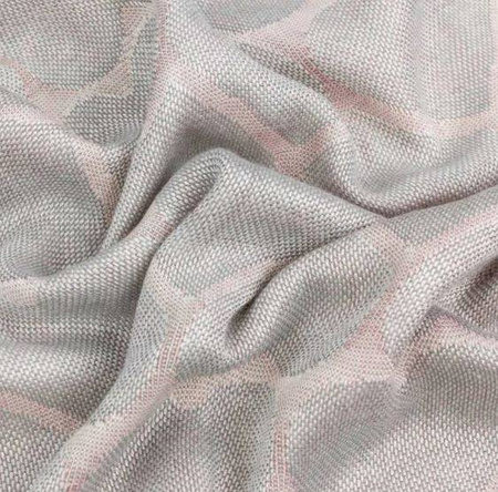 Texpol Pieluszka Bambusowa 75x75 Heart Pudrowy Róż