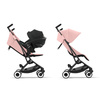 Cybex Libelle 2.0 Wózek Spacerowy Rama Czarna Candy Pink