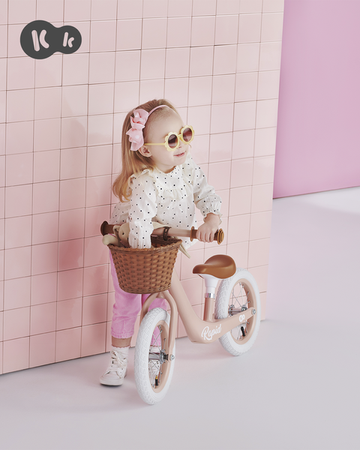 Kinderkraft Rapid Rowerek Biegowy z Koszykiem Zielony