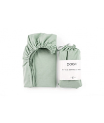 Poofi Prześcieradło Organic&Color 60x120 Szałwia