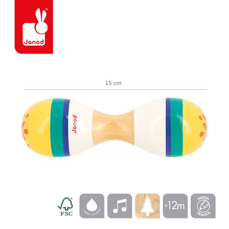 Janod Marakas z podwójną głowką Gioia 12m+