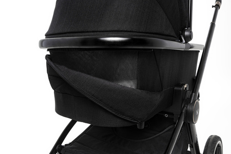 Muuvo Quick SE 2 Wózek Głęboko-Spacerowy Paradise Gold + Cybex Aton B2 i-Size Fotelik Samochodowy 0-13kg + Baza One Volcano Black