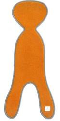 Simple Wool Litlle Merry + Wkładka Termoaktywna Antypotowa Do Fotelika 0-13 kg Pomarańczowy