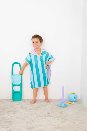 QUUT Dwustronne poncho kąpielowe dla dzieci Lagoon