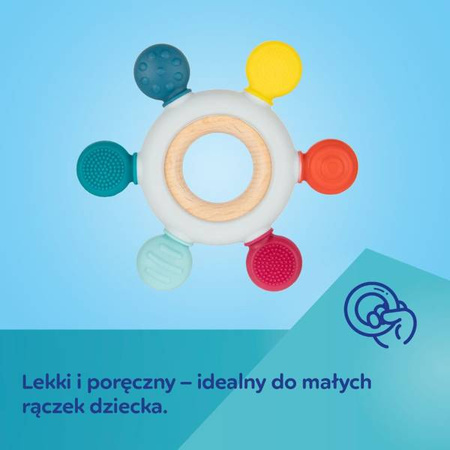 Canpol Babies Gryzak Drewniano-Silikonowy Ster 80/305