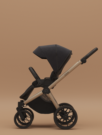 [OUTLET] Riko Cava Wózek Głęboko-Spacerowy 02 Coal