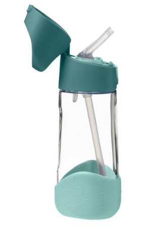 B.Box Butelka Tritanowa Ze Słomką 450 Ml Emerald Forest