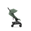 Cybex Coya Wózek Spacerowy Rama Matt Black Leaf Green