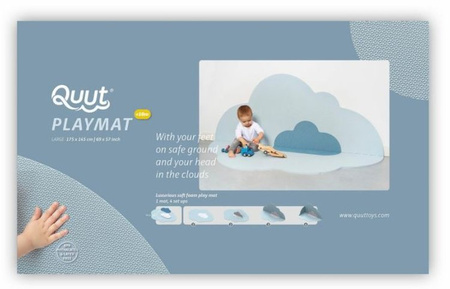 Quut Playmat Mata do Zabawy Duża Chmurka  Dusty Blue