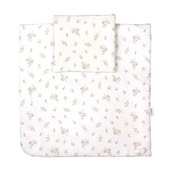 Waldin Pościel Niemowlęca Rożek 2 w 1 Brązowe Listki