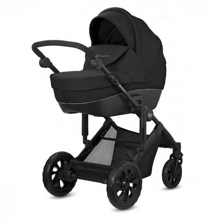 Kinderkraft Prime Lite Wózek Głeboko-spacerowy 3w1 Deep Black