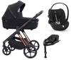 Espiro Miloo 2025 Wózek Głęboko-Spacerowy + Cybex Cloud G I - Size Fotelik Samochodowy + Baza G
