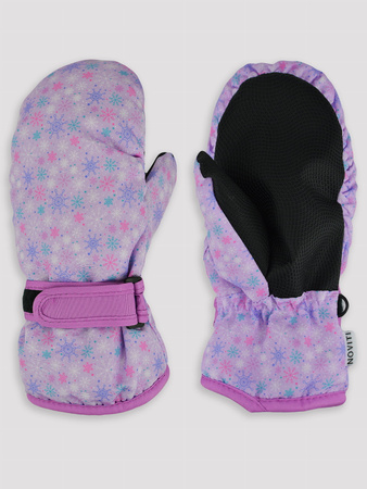 Noviti Rękawiczki Narciarskie 1P Dziewczęce płatki śniegu Rozmiar 14