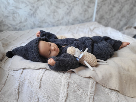 Zaffiro Nevada Kombinezon Wełniany Dla Dzieci 62/68 Anthracite