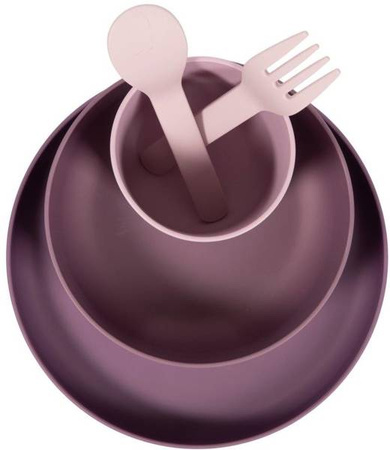 Bo Jungle Zestaw Naczyń BioPlastik CPLA purplepink 