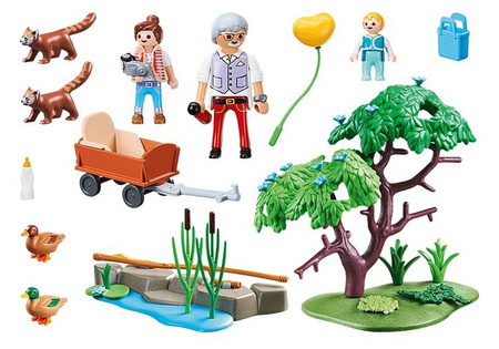 Playmobil Pandki Rude Na Wybiegu 70344 