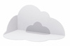 Quut Playmat Mata do Zabawy Duża Chmurka  Pearl Gray