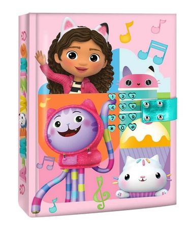 Kids Euroswan Pamiętnik muzyczny na kod - Koci domek Gabi