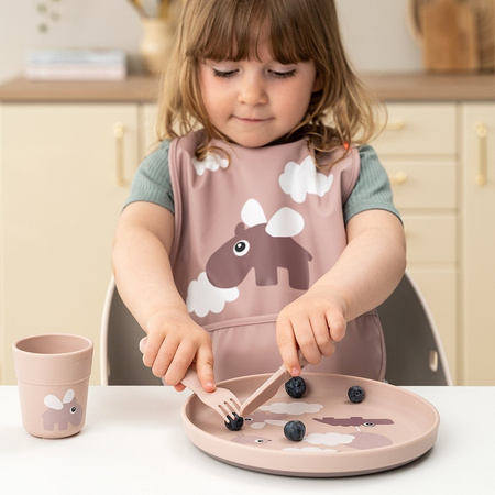 Done by Deer Foodie Sztućce Dla Dziecka Happy Dots Powder