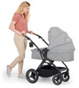 Kinderkraft B-Tour Wózek Głęboko-Spacerowy + Fotelik 0-13 kg Zestaw 3w1 Light Grey