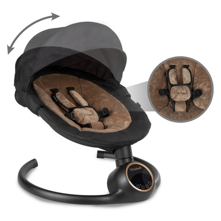 Kidwell Reve Leżaczek Elektryczny 2w1 Black Gold