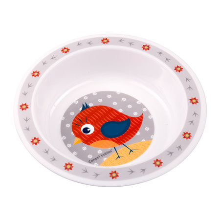 Canpol Babies Cute Animals Plastikowy zestaw stołowy - 4/401_red Red