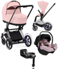 Cybex e-Priam 4.0 Wózek Głęboko-Spacerowy + Avionaut Pixel Pro 2.0 C Fotelik Samochodowy + Baza