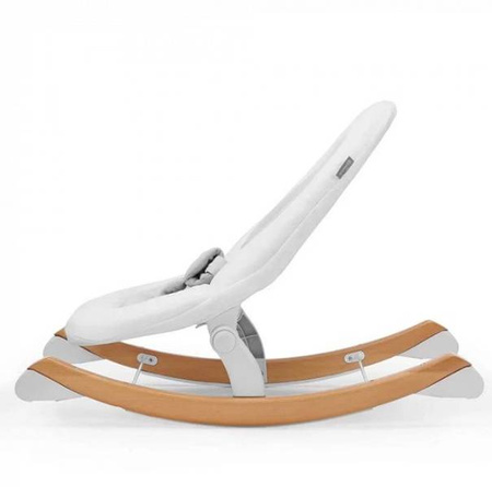[OUTLET] Kinderkraft Finio Leżaczek/Bujaczek White Oiled