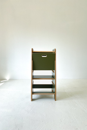 Baby Wood Kitchen Helper Comfort Oliwkowy