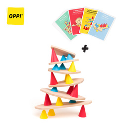 OPPI Kreatywny zestaw konstrukcyjny mały Piks Small 24  el. + Zestaw 24 kart kreatywnych 3+