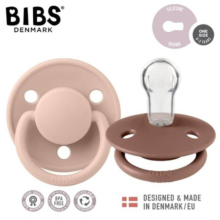 Bibs De Lux Smoczek Uspokajający One Size 2-pack Woodchuck & Blush