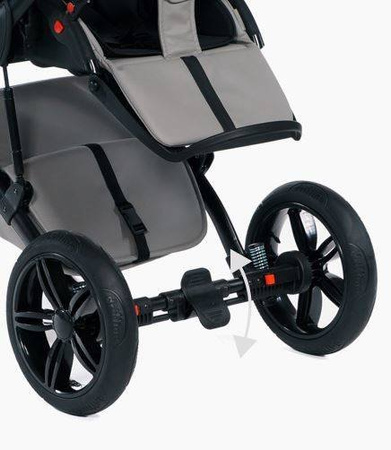 Dada Prams Max 500 Wózek Głęboko-Spacerowy 2w1 Pure Black