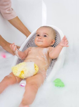 Petite&Mars OK Baby Jelly Leżaczek Do Kąpieli Szary