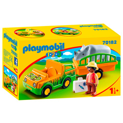 Playmobil Pojazd do transportu nosorożca 70182