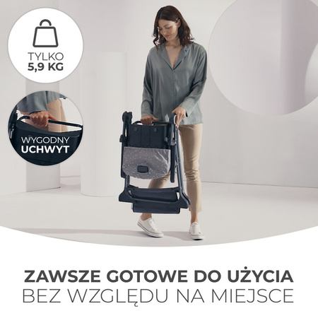 [OUTLET] Kinderkraft Foldee Krzesełko Do Karmienia Green