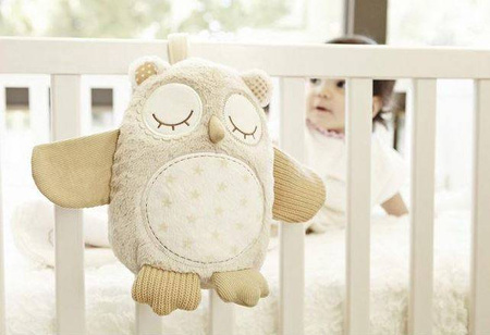 Cloud B Nighty Night Owl Smart Sensor  Szumiąca Sowa z Czujnikiem Dźwięku i Pozytywką