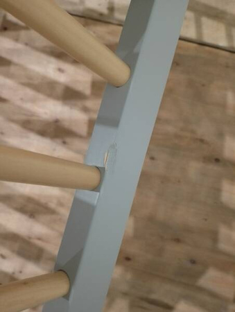 [OUTLET]  Kinderkraft Lunky XL Łóżeczko Drewniane Barierka Grey