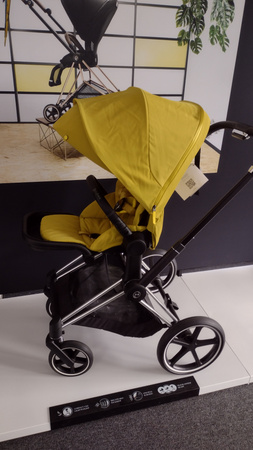 [OUTLET] Cybex Priam 4.0 Mustard Yellow - stelaż Chrome Black