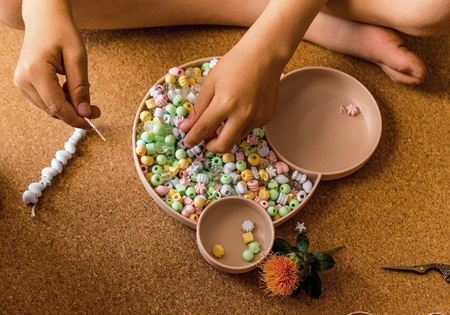 Dantoy EKO Koraliki do nawlekania 280 szt pastel