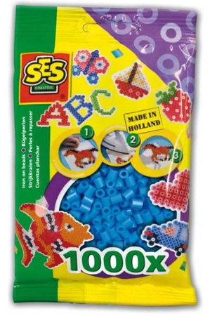Ses Creative Koraliki do Prasowanek 1000szt. Niebieskie