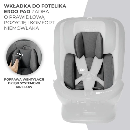 Kinderkraft Xpedition2 I-Size Fotelik Samochodowy 0-36 kg Grey