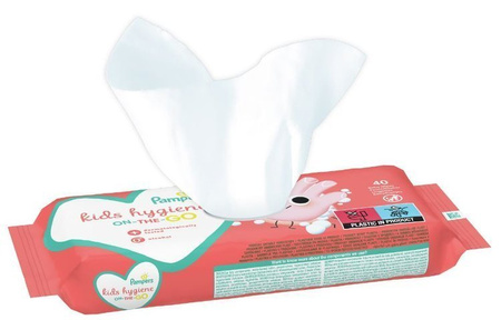Pampers On The Go Chusteczki Nawilżane 15x40 szt
