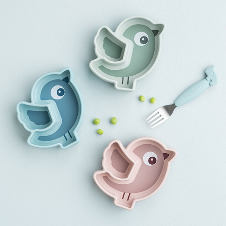 Done by Deer Stick&Stay Talerzyk Na Przekąski Birdee Green