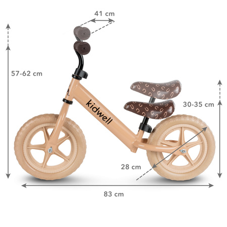 Kidwell Rebel Rowerek Biegowy Beige