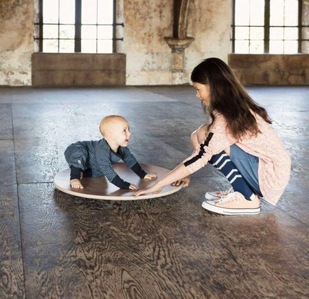 Wobbel Original Deska do Balansowania 360 z Filcem Baby Mouse